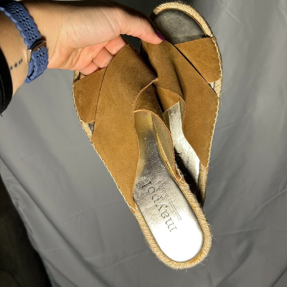 Real leather espadrilles